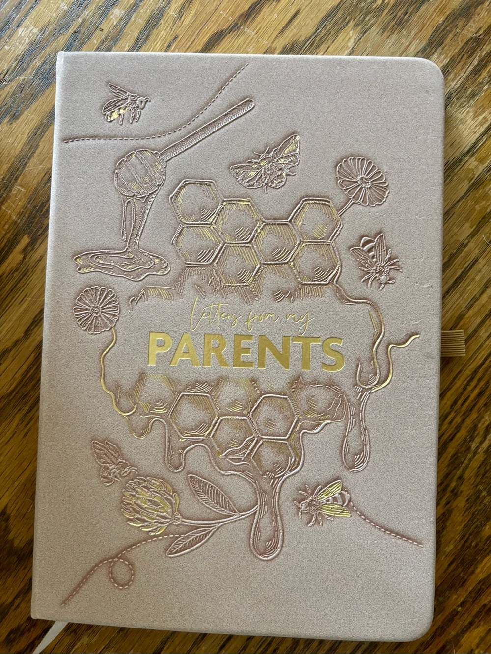 Pink Gold 'Letters from my Parents Journal